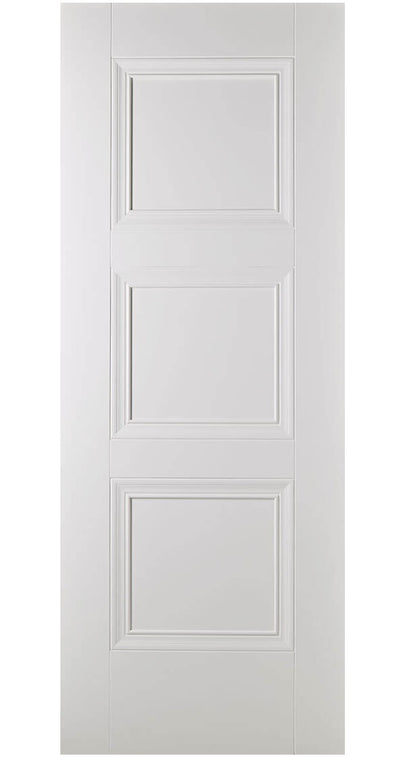 LPD Amsterdam 3 Panel Traditional White Primed Internal Door