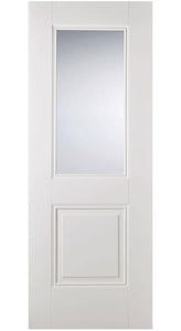 LPD Arnhem Glazed 1L Traditional White Primed Internal Door