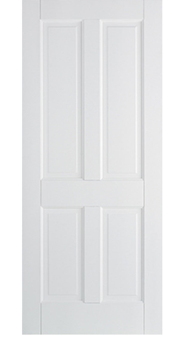 LPD Canterbury 4 Panel White Primed FD30 Fire Door