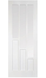 LPD Coventry White Primed Glazed 3L Internal Door
