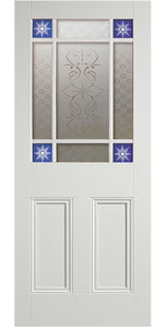 LPD Downham Unglazed 9L White Primed Internal Door