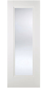 LPD Eindhoven Glazed 1L Traditional White Primed Internal Door