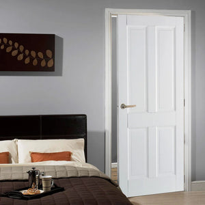 LPD Canterbury 4 Panel White Primed FD30 Fire Door