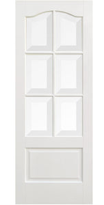LPD Kent Glazed 6L White Primed Internal Door