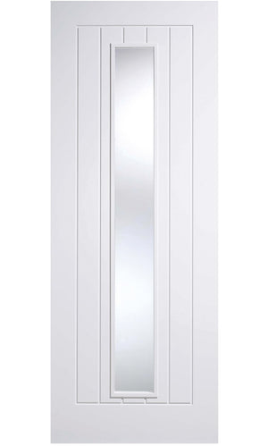 LPD Mexicano White Primed 1 Light Glazed Internal Door