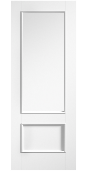 LPD Murcia Glazed 1L White Primed Internal Door