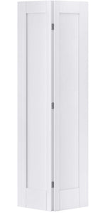 LPD Shaker Style Pattern 10 One Panel White Primed Bi-Fold Door