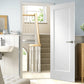 LPD Shaker Style Pattern 10 One Panel White Primed Door