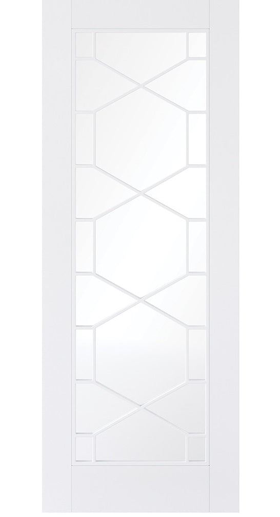 LPD Orly Decorative Glazed Traditional White Primed Internal Door