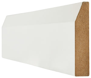 LPD White Primed Chamfered Skirting Pack (4 x 3m lengths)