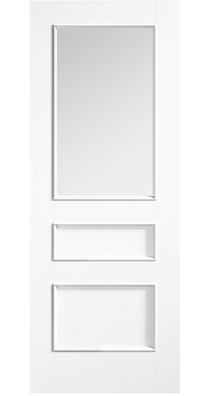 LPD Toledo Glazed Traditional White Primed Internal Door