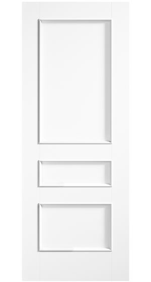 LPD Toledo 3 Panel Traditional White Primed Internal Door